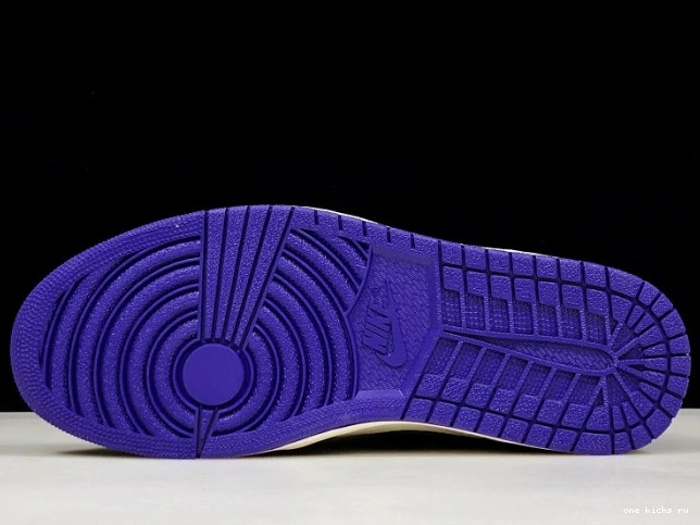 Rep Onekick Court Jordan 1 555088-501 Purple Air 0712